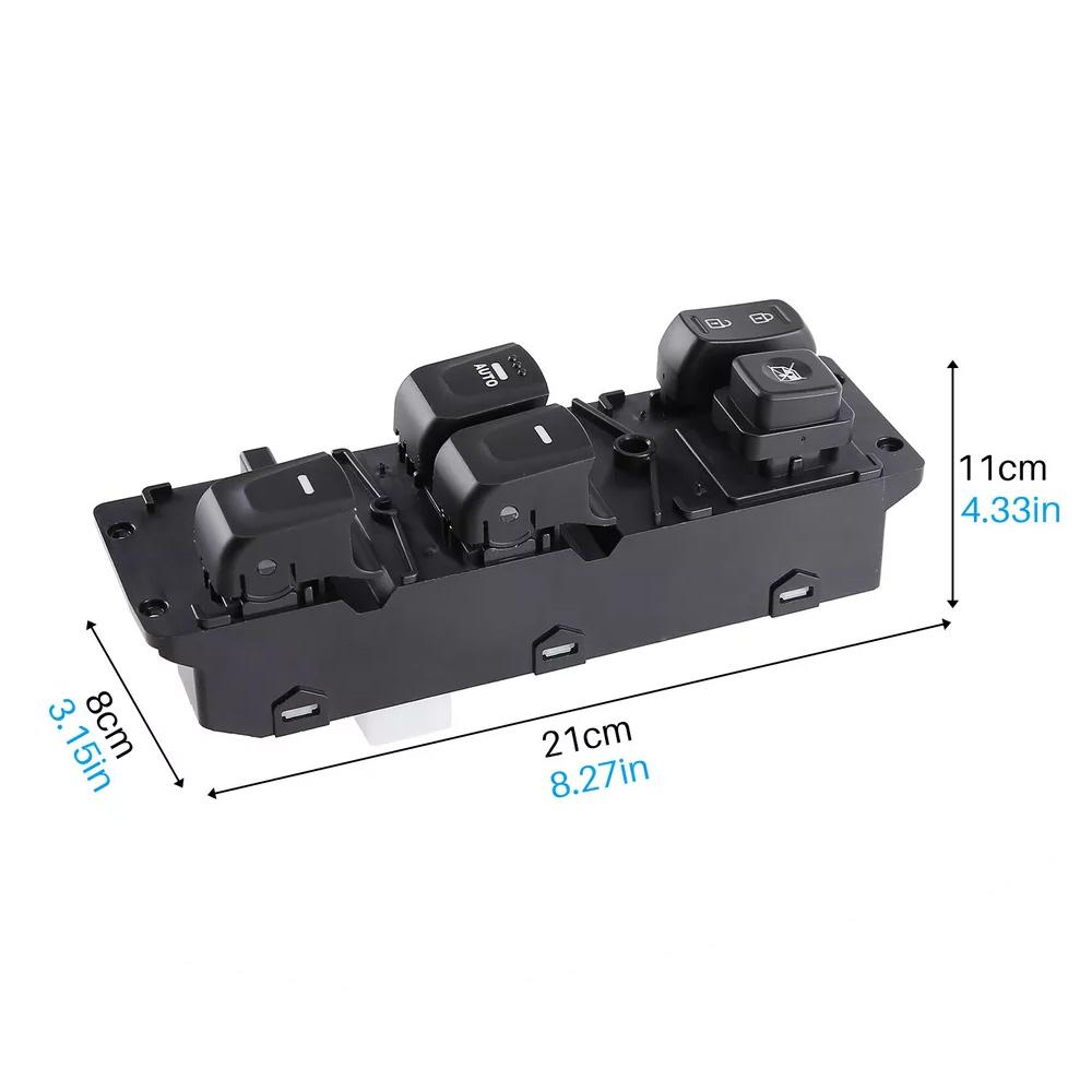 93570-2V000 for Hyundai Veloster 2012 2013 2014 2015 2016 2017 Front Left Master Power Window Control Switch Button 935702V000