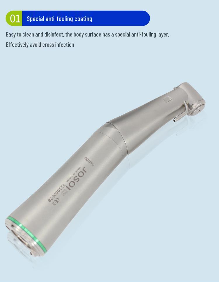 Jiaxi Fiberoptisches Dentalimplantat-Handstück, Winkelstück 20:1 Reduktion (Kompatibel mit Kavo, WH, Osstem, Yedent)
