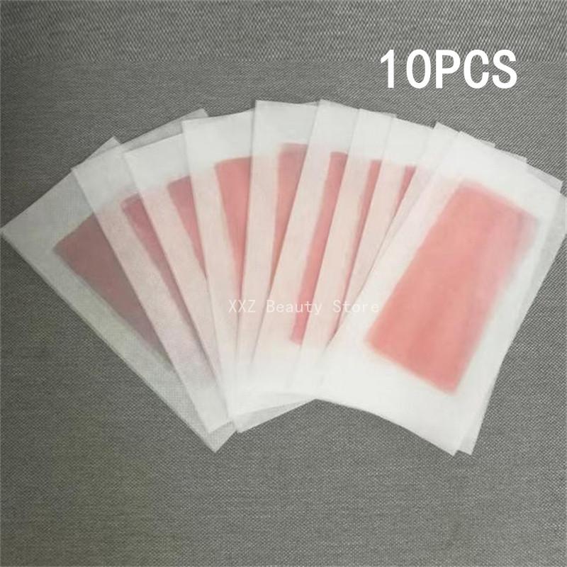 Professional Hair Removal Wax Strips 10/50 Sheets 18x9cm Double Sided Depilation Paper for Bikini Leg Body Face