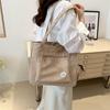 College Students In Class Commuter Bag Large Capacity Handheld Cloth Bag Large Bag Women 2025 New Canvas Shoulder Tote Bag