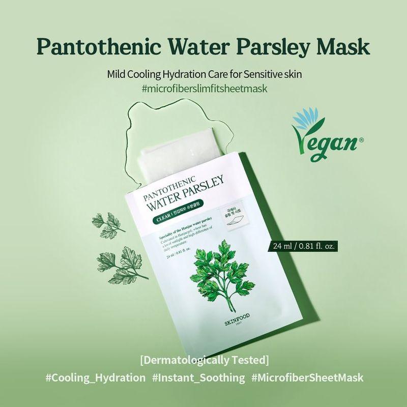 SKINFOOD - Pantothenic Water Parsley Mask Set