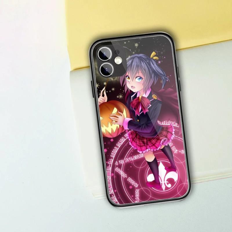 Demo Koi Ga Shitai Handyhülle für IPhone 14 13 12 11 XS X 8 7 6 Plus Mini Pro Max SE 2022 Schwarz PC TPU Glas Handyhülle