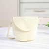 1Pieces New Flip Style Change Mini Bag Fashionable Straw Woven One Shoulder Crossbody Mountaineering Bag