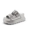 New summer small man beautiful height increase cm word slippers thick bottom not tired feet item number