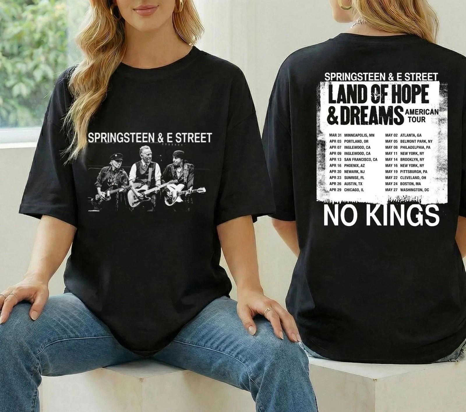 HOT! Bruce Springsteen & E Street Band 2026 Tour T-Shirt L