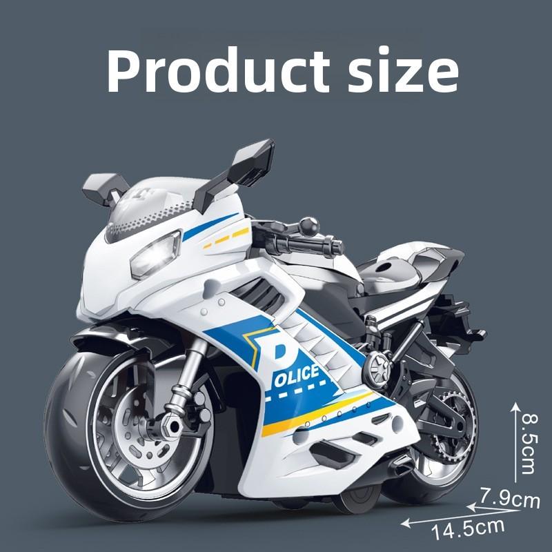 Model Simulated Motorcycle Children Toy With Sound And Lighting Functions