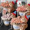 Birthday Soap Flower Bear Bouquet: Teddy Bear Hug Gift for Girlfriend or Best Friend