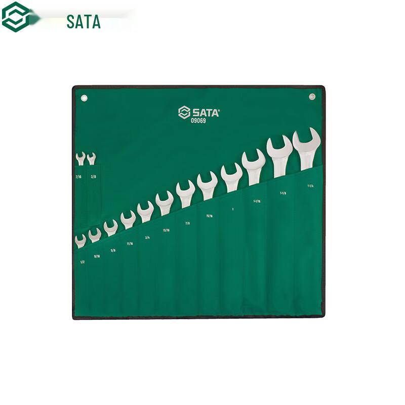SATA 14-Piece Imperial Combination Wrench Set Imperial
