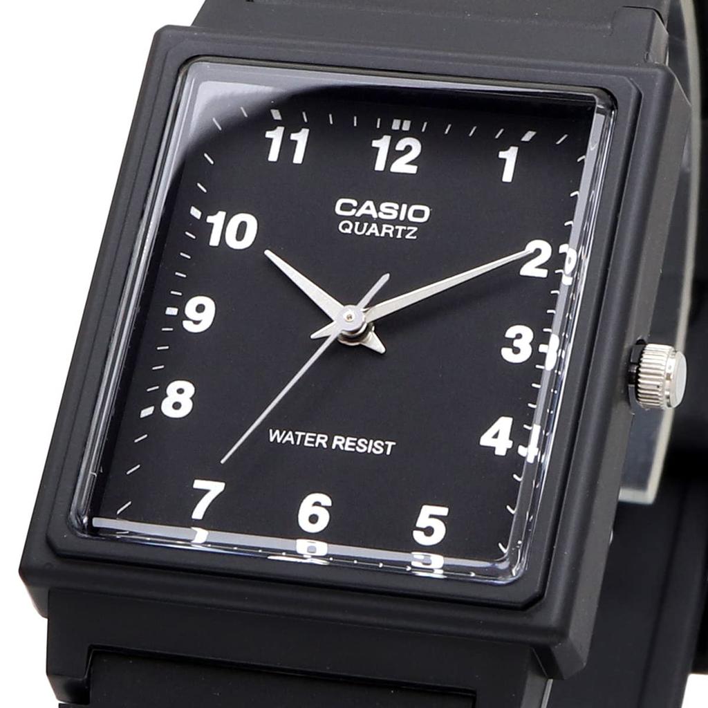 Casio Analog Watch with Urethane Strap and Rectangular Overseas Model MQ-27-1B Face, Unisex, (Used)