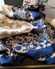 Luxury 2025 Floral Print Square Silk Scarf for Women Hijab Hair Bands 70cm Neckerchief Female Satin Shawl Ribbon Headband
