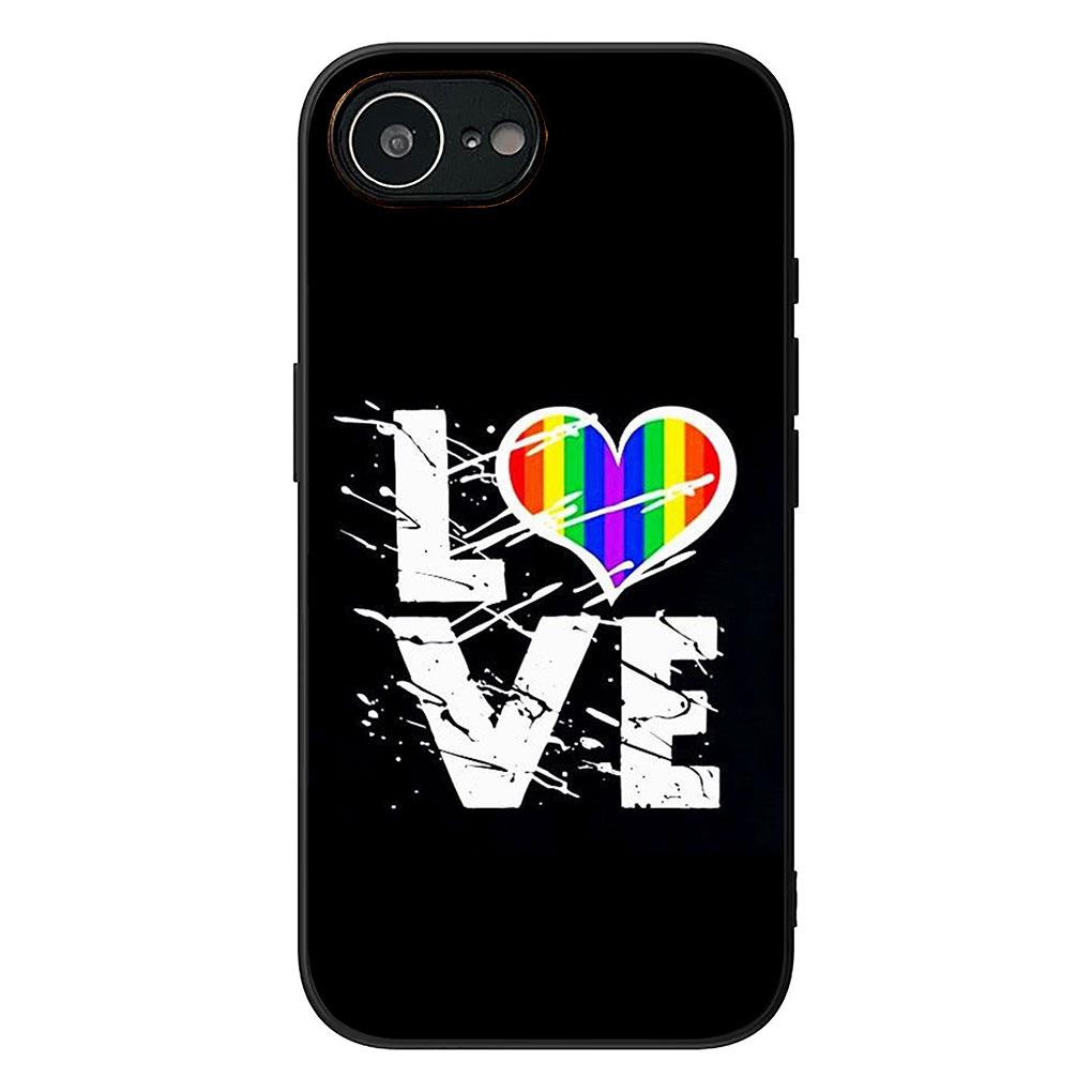 Silicone Cover for Xiaomi Redmi 15 9A 9C NFC 7A 9T Note 9 8 7 8T 15c A5 4G 5G Phone Case Love Is Love Rainbow LGBT Gay Lesbian