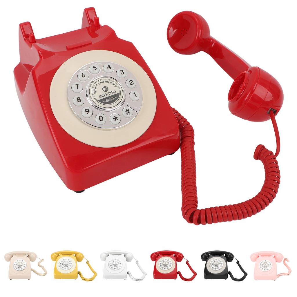 Audio Guest Book Phone Clear Sound Convenient Use Audio Message Recording Telephone for Wedding Even