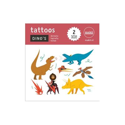 [Maki] Naklejka Tatuaż_ Dinozaury