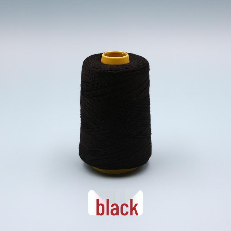 White 3-Ply Quilting Thread: Thick Handmade Cotton for Household Sewing