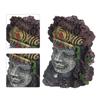 Buddha Kopf Statue Aquarium Dekoration Fischtank Höhle Versteck Buddha Dekor Landschaftsgestaltung