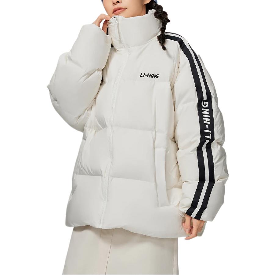 Li Ning Sports Fashion Collection Down Jacket Unisex Mist White AYMS337-2