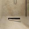 2 in 1 Shower Drain Black 50 cm Stainless Steel 304
