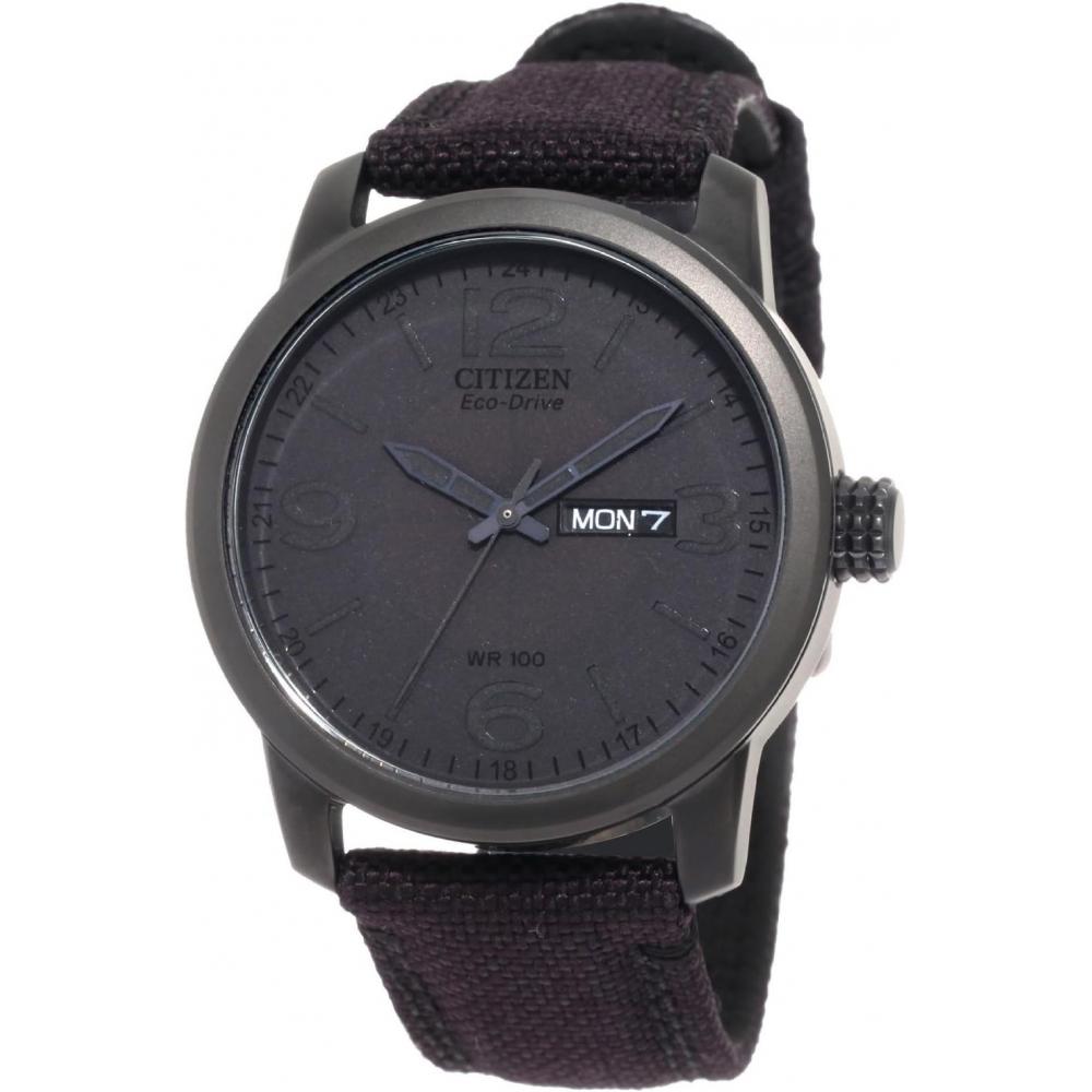 

[Citizen] Citizen Watch Black Canvas Strap Eco Drive Watch BM8475 00F Men s [Parallel Imported Product]