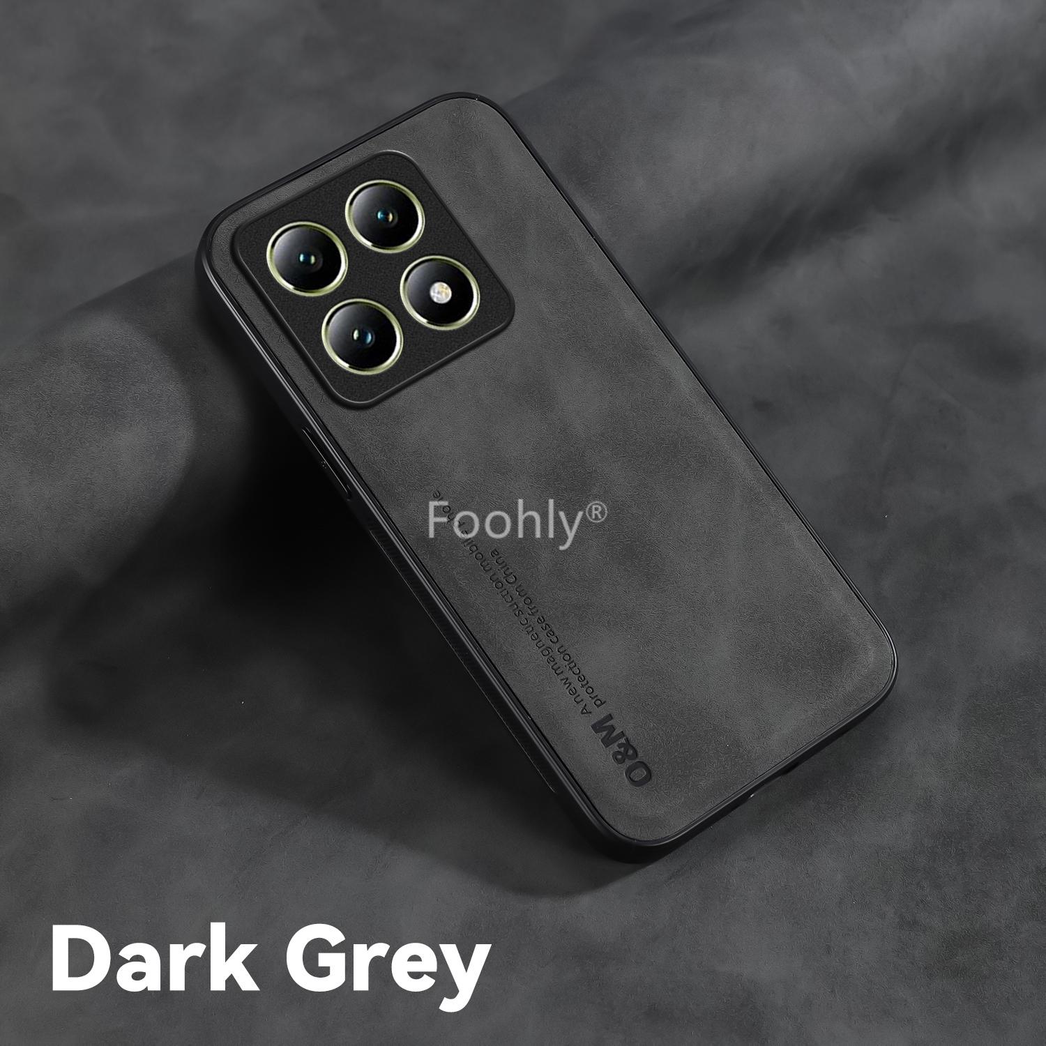 

Магнитный чехол из нубука для Xiaomi 15T 14T Pro Mi 15 14 5G Защитная крышка Ударопрочная задняя накладка Coque Capa Fundas Xiaomi 15T Pro темно серый