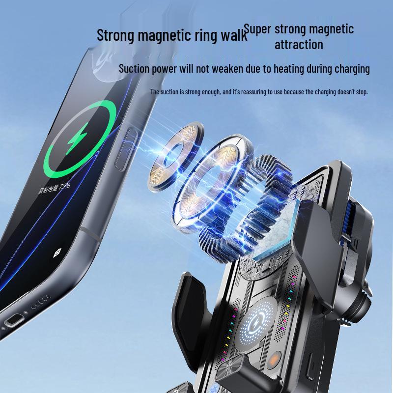 2026 High-Speed Car Wireless Charger with Temperature Control
