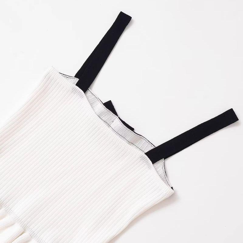 Araltay New Arrival Fashion Style Women's Clothing Fashion Color-Blocking Bow Decorative Thread Knitting Tops 4770173