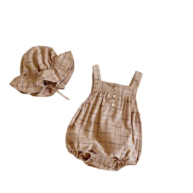 Pants Baby Checkred Coverall [Chic Kids] Overalls-style