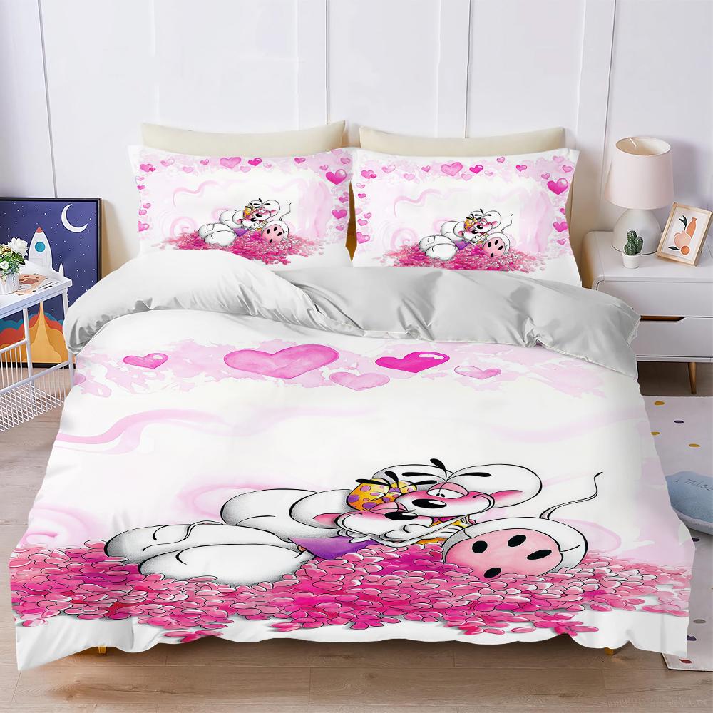 Cartoon Cute D-Diddl Duvet Cover Set Soft Wash Bed 3 Piece Summer Comfortable Student Dormitory Home Baby Bedding Best seller