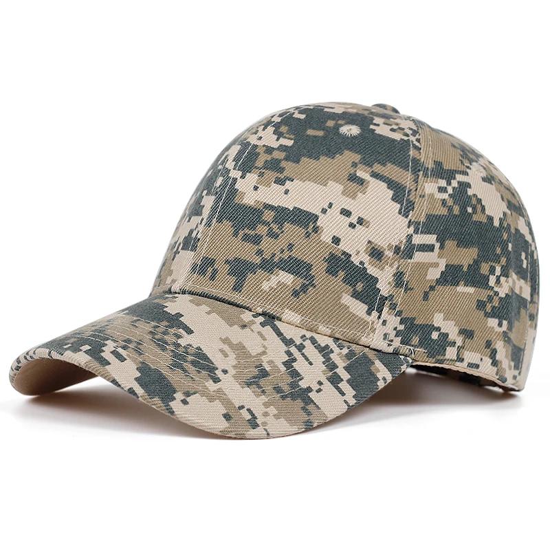 Unisex Lichte Plaat Leger Camouflage Baseballpetten Lente en Herfst Buiten Verstelbaar Casual Petten Zonnehoed beige