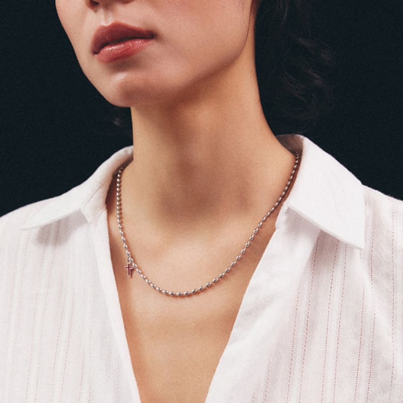 Lowool Red Cross Surgical Necklace