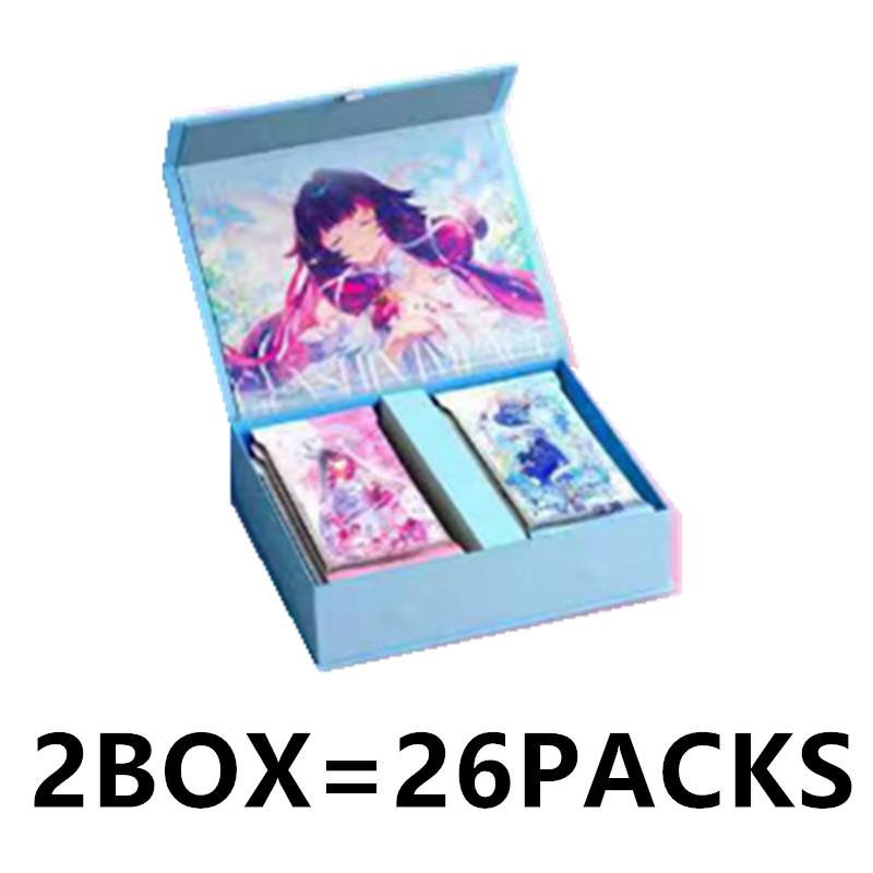 New Genshin Impact VOI.1 Aether Lumine Mondstadt Amber Anime Character Peripheral Game Collection Card Holiday Gift