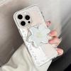 Lily Magnetic Suction Bracket 16pro Max Transparent IPhone 15 Mobile Phone Case Suitable for 13 Anti Fall Fresh 14