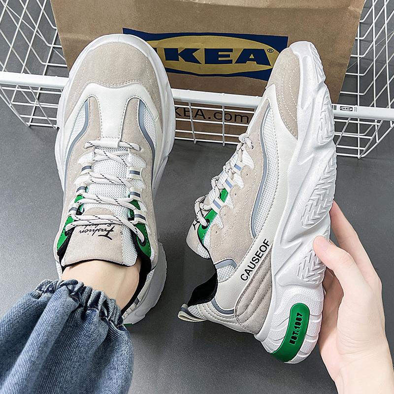 Mens Walking Running Comfy Tennis Shoes Adult Fashion Sneakers Ventilate Simplicity Versatile Driving Shoes Man