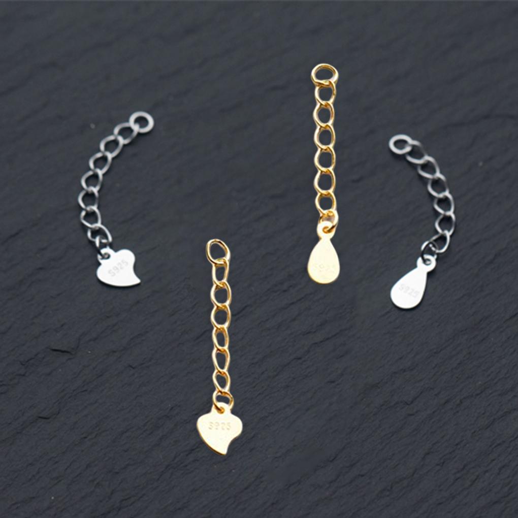 Bracelet Tail Link Chain DIY Craft Jewelry Findings Silver Bracelets Necklace Extension Chains Handmade Earrings
