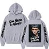 Rapper Anuel Pullover Real Hasta La Muerte Print Autumn Fleece Hoodie Regular Long Sleeve Clothes Fashion Streetwear Sportwear
