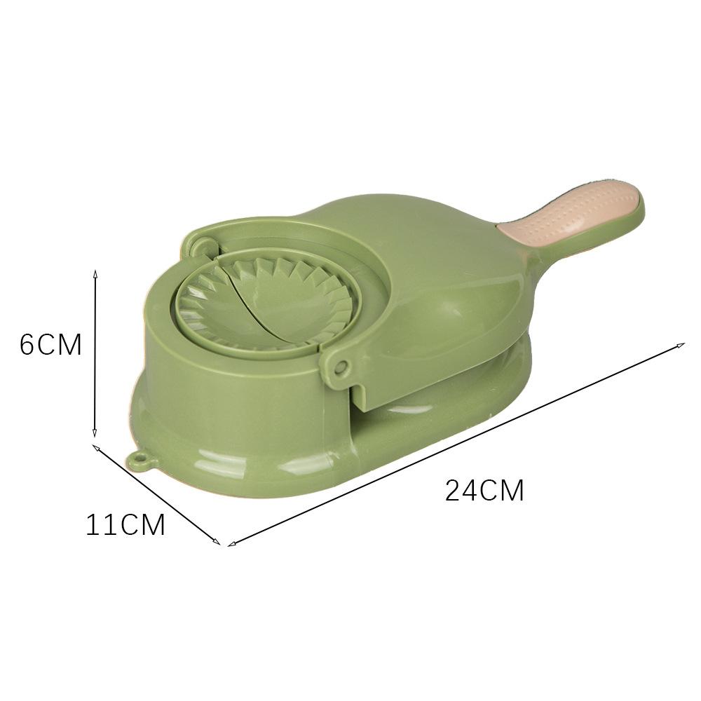 2 In1 Dumpling Maker DIY Kit Wrapper Presser Manual Labor-Saving Ravioli Empanadas Dough Skin Molder Machine Kitchen Gadgets KTY