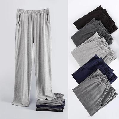 Erkek Modal Pamuklu Pijama Pantolonu - Hafif, Günlük, Esnek Belli - İlkbahar, Yaz, Sonbahar, Spor ve Ev İçin.