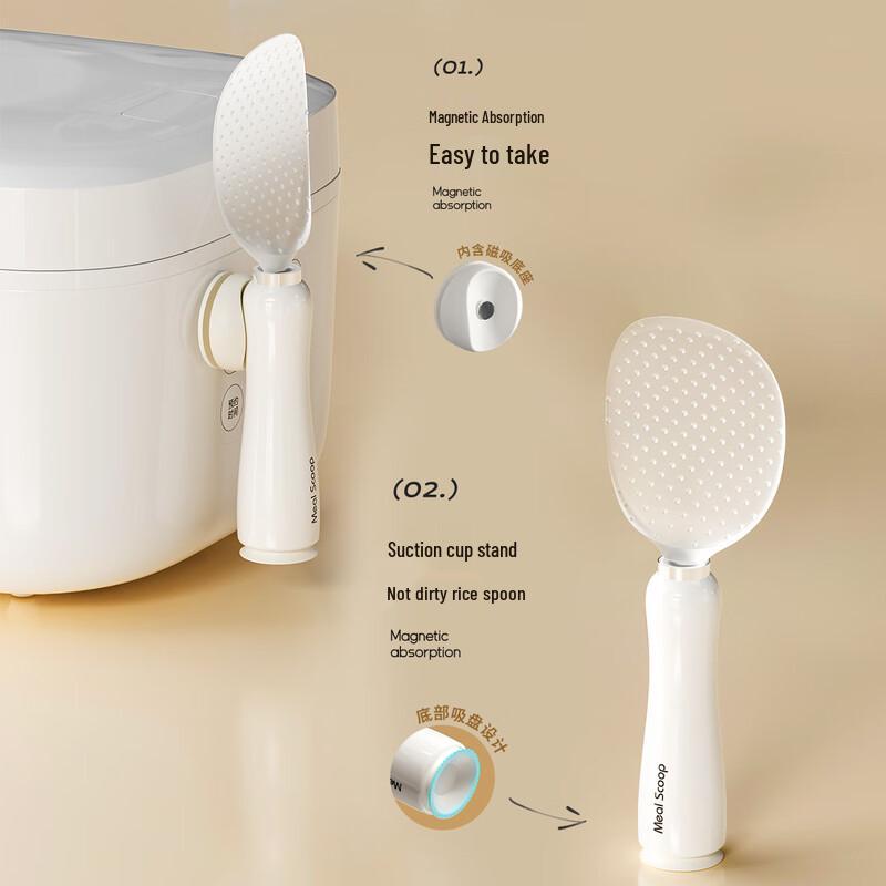 Muya Non-Stick Magnetic Standing Rice Spoon
