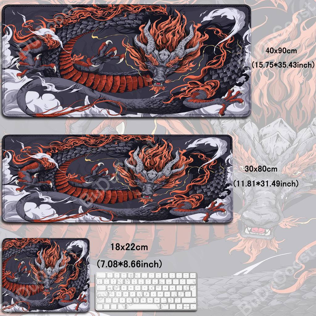 Xxl Gamer Laptop Desk Mat Large Mouse Pad Japanese Dragon Gaming Accessories HD Print Office Computer Antislip Keyboard Mousepad