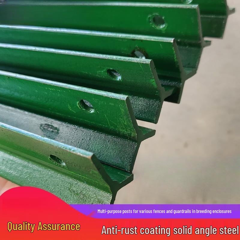 Jun Ding Ying Outdoor Triangle Iron Fence Posts (5-Pack)