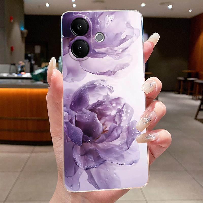 Casing For Vivo V60 Lite Aesthetic Luxury Dragon Cute Cool Boys Girls Soft silicone Phone Case Back Cover Transparent TPU Shell