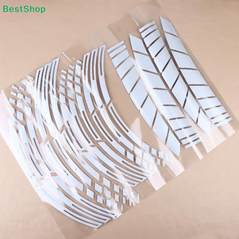 Hot 21/18 Inch's For Reflective Motorcycle Wheel Stickers Hub Decal Rim Stripe (PVC Motorcycle Wheel Stickers)