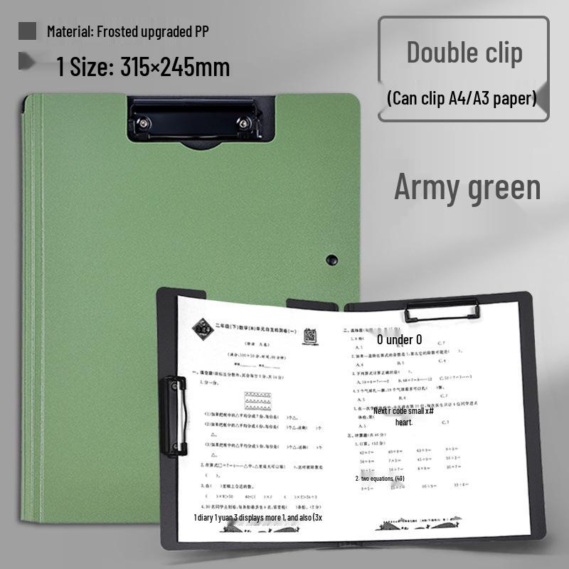 A4 Multifunctional Clipboard and Writing Pad for Meetings and Office Supplies