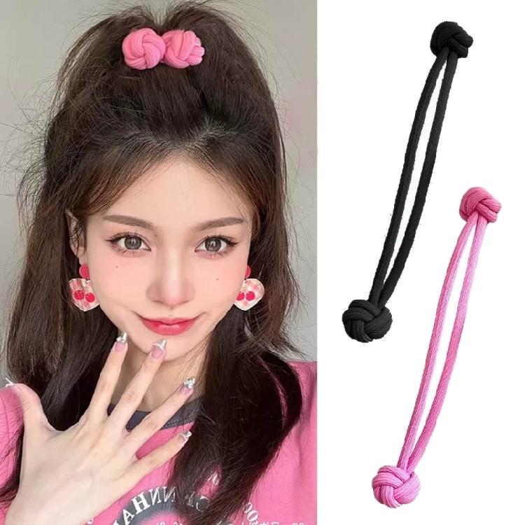 Chinesische Knoten Weiche Elastische Haarbänder Bequeme Accessoires Haargummis Bunte Haarbänder Elastische Haargummis