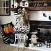 4pcs Halloween Throw Pillow Covers - Trick Or Treat, Pumpkin & Ghost Designs |  Perfect For Fall Decor & Party Couch Accents