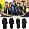 Grad University 2023 Happy Graduation Graduation Gown Set Bling Removable Tassel Mortarboard Hat