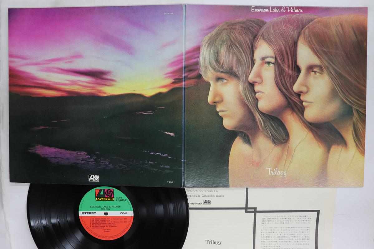 LP Record EMERSON LAKE PALMER Trilogy P10113A ATLANTIC 1976 Japan Rock Used
