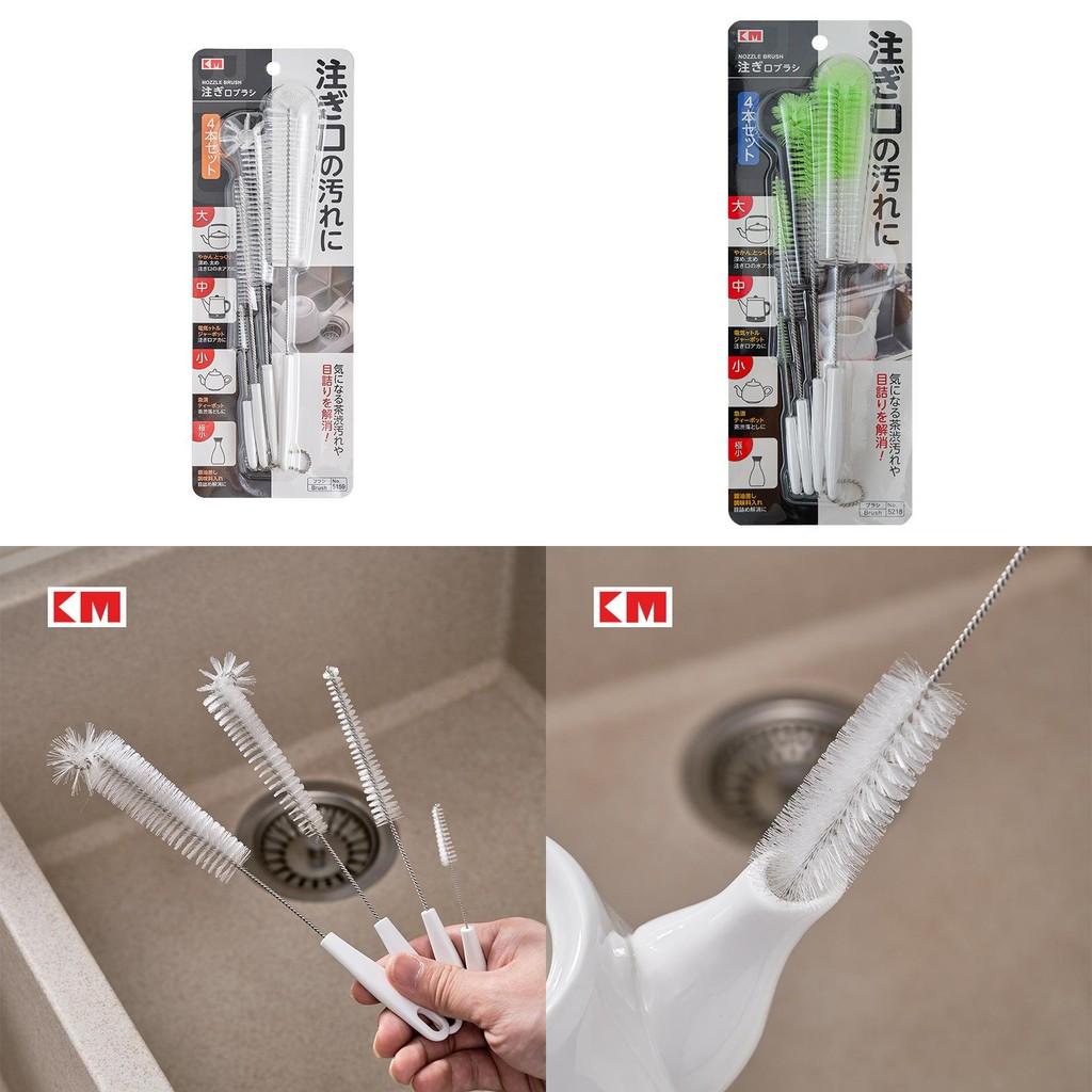 Brush Spout Teapot Set With Hard Bristles For Kitchen And Cup Cleaning Essentials