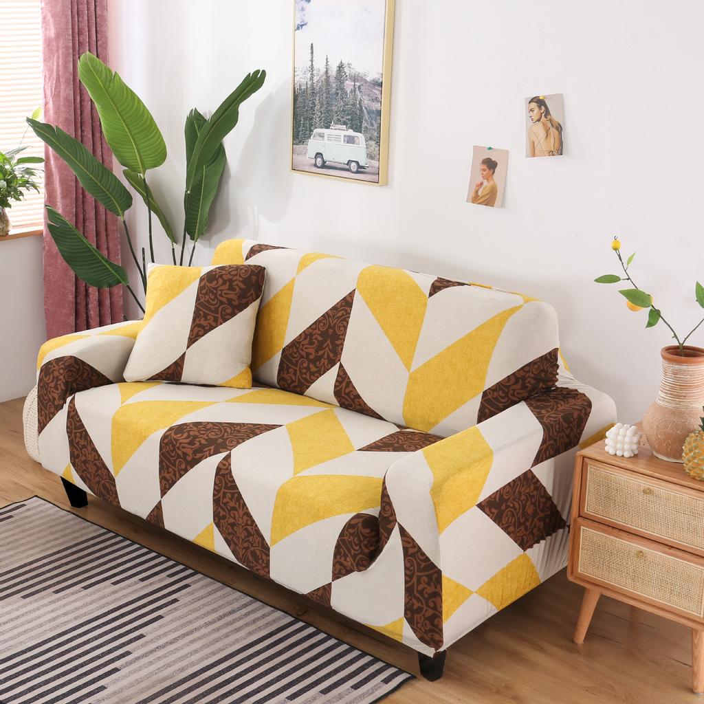 Bedruckter Sofabezug, multifunktionaler gestrickter Stretch-Sofa-Matratzenbezug, Sofabezug-Stücke