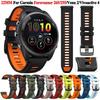 Bracelet Magnétique 22mm Pour Garmin Forerunner 970 570 S70 47mm 745 965 255 265 Bracelet en Silicone Pour Garmin Venu 2 3/Vivoactive 4