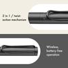 Lamy Safari Twin Pen EMR All Black Stylus and Ballpoint Pen for Many Android Devices Ergonomic Grip Write and Draw On Digital Media and (POM Tip) -